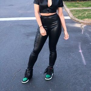 PLT Faux Leather Pants